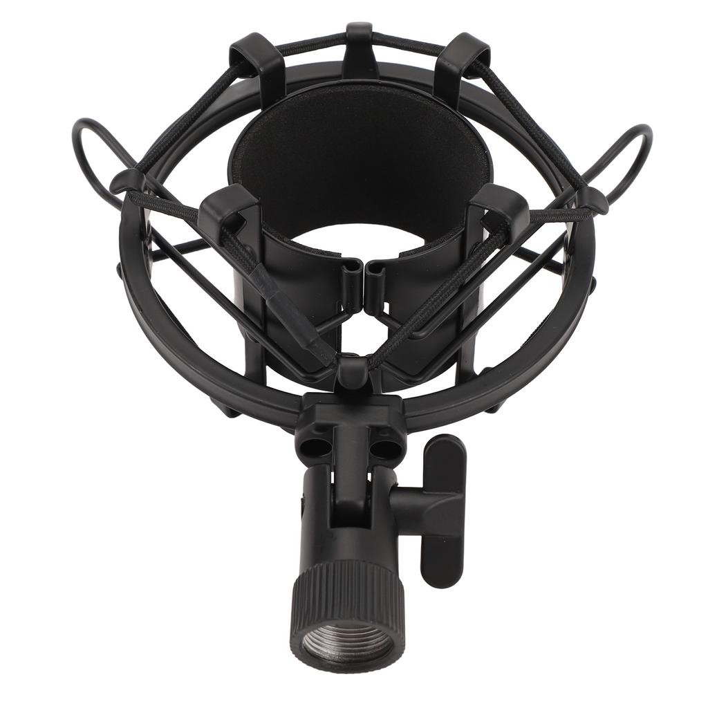 Microphone Shock Mount ABS Anti Vibration Mic Holder with 5 8 to 3 8 Conversion Nut for Diameter 45‑50mm Round