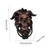 Hell Satan Door Hanging Sheep Head Devil Head Knocker Goat Statue Skull Door Knocker  Wall