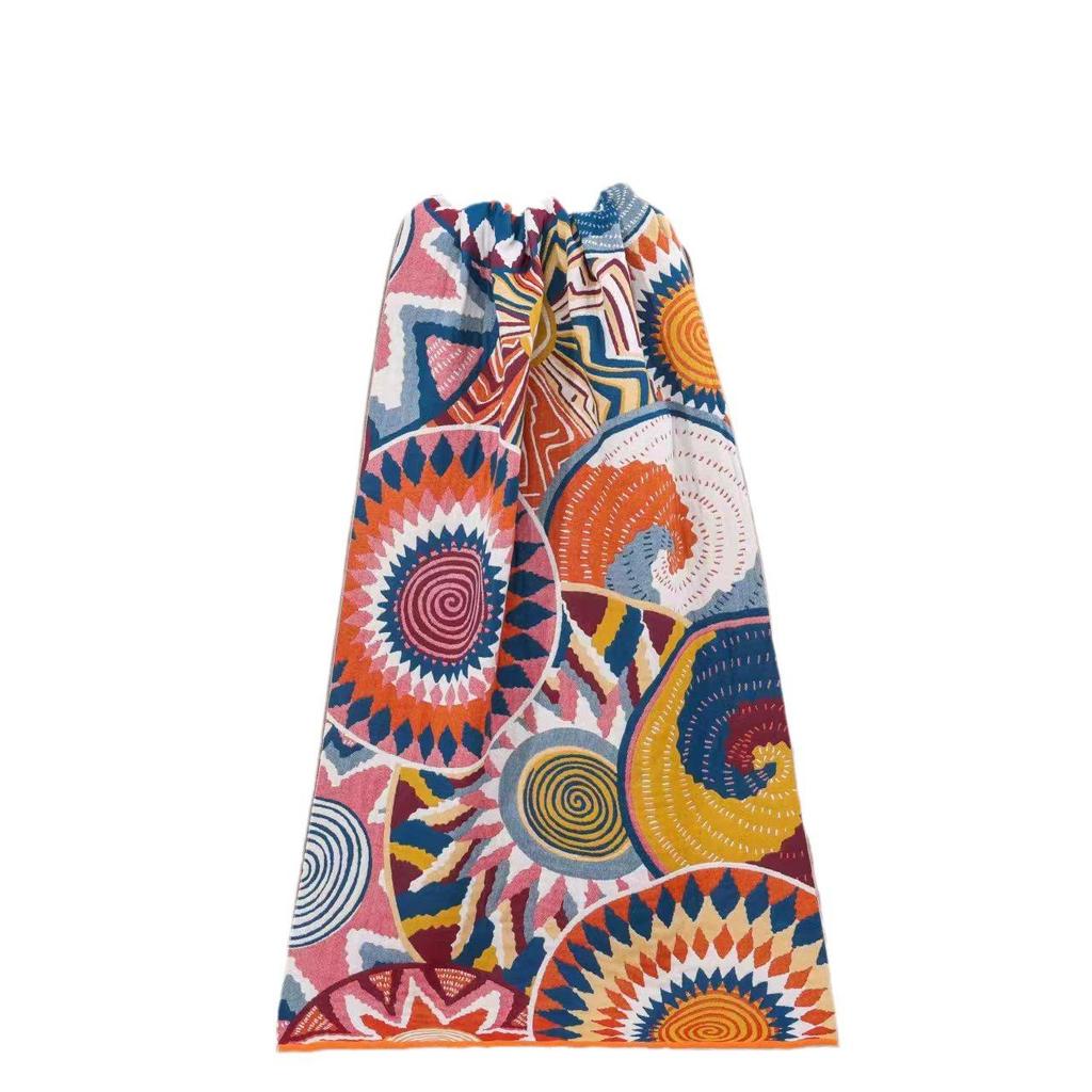 Pure Cotton Multi-Layer Gauze Blanket & Towel - Extra Large, Multipurpose use for Bath, Sofa, or Nap.