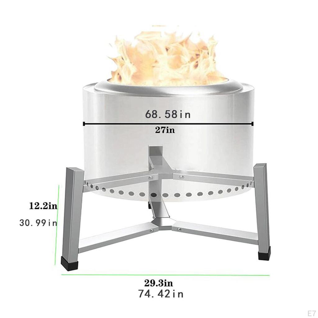 Camping Firepit Support Rack for BBQ and Outdoor Events