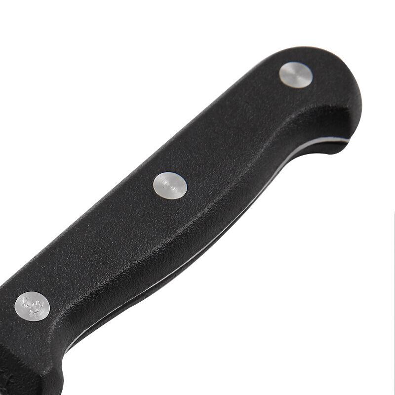 Shibazi Cleaver Knife Stainless Steel Serrated Frozen Food Meat Bread Steak Vegetable Barbecue Slicing Multifuntional Chef Knife