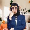 Gorilla Kostüm Hut Realistisches Tierkopfstück für Halloween Kostümparty und Cosplay Party Spaß mit Freunden