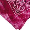 kakatrend bandana paisley 100% cotton tie-dye rose red bandana adult stylish handkerchief cotton bandana unisex do-rag large men red 55cm x 55cm