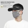 Prodyšný obličejový kryt z ledového hedvábí UV ochrana obličeje Omyvatelná opakovaně použitelná obličejová maska proti slunci pro motocykl, běh, jízdu, cvičení