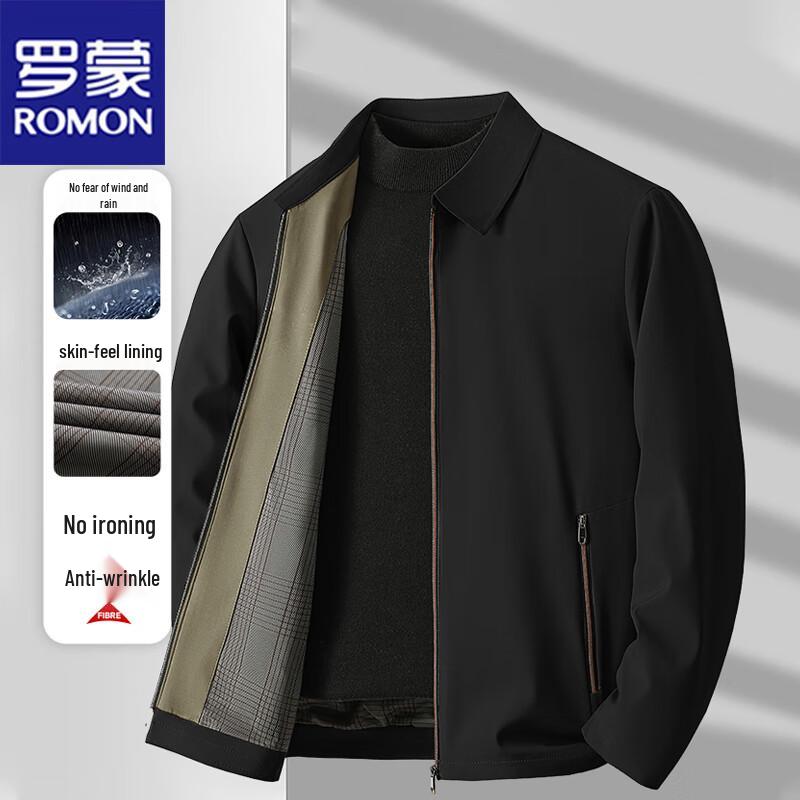 ROMON Men's Spring Autumn Business Casual Jacket