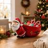 Resin Candy Dish Key Holder Bowl, Christmas Tabletop Storage Statue for Holiday Home Decor Gift