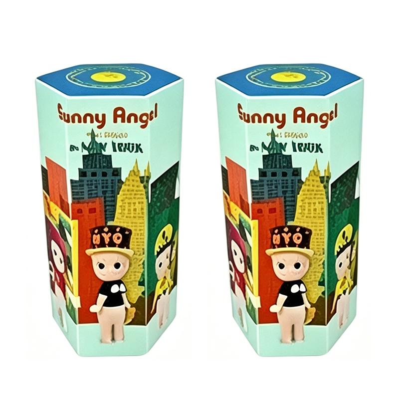 New Angel Figure  New York Series Cute Cake Mini Figurines Dolls Children's Birthday Gifts Ornament