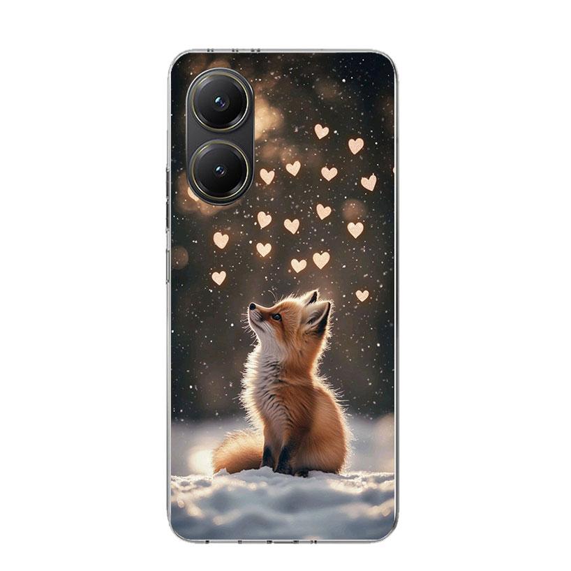 Tier Fuchs Handyhülle Für Xiaomi Poco X7 X6 X5 Pro F7 Ultra Redmi 15C 15 13 13C 12 12C 10 10A 10C 9 9A 9C 9T Hülle Poco X7 X6 X5
