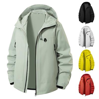 Heren Jas met Capuchon Waterdicht Slijtvast Casual Sport Outdoor Bergbeklimmen Jas