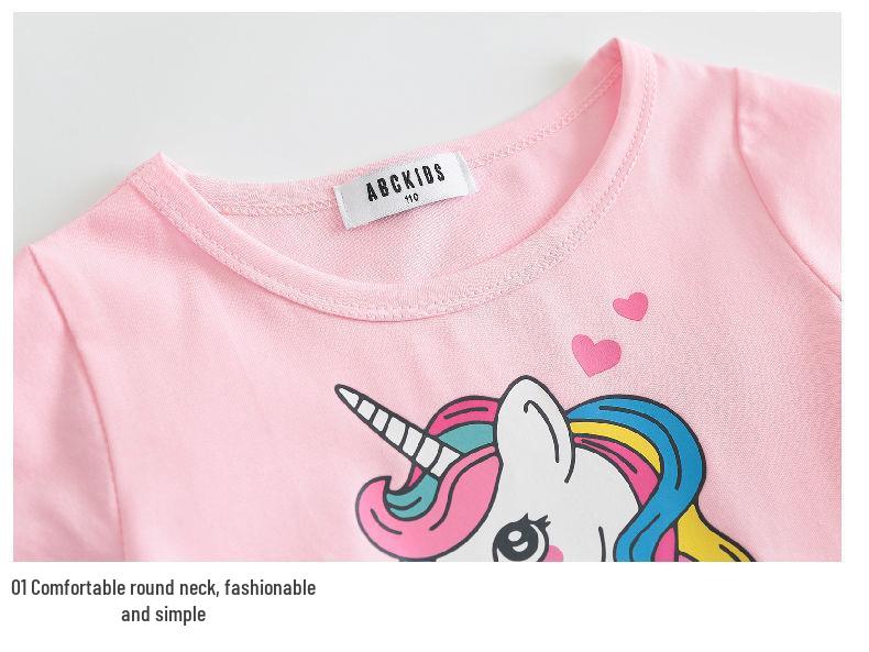 My Little Pony Unicorn Princess Tulle Dress - 2024 Summer Fashion for Girls