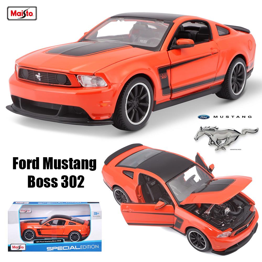 LLP19 Maisto 1:24 The new Ford 2020 Mustang Shelby GT500 alloy car model handicraft decoration collection toy tool gift Die casting