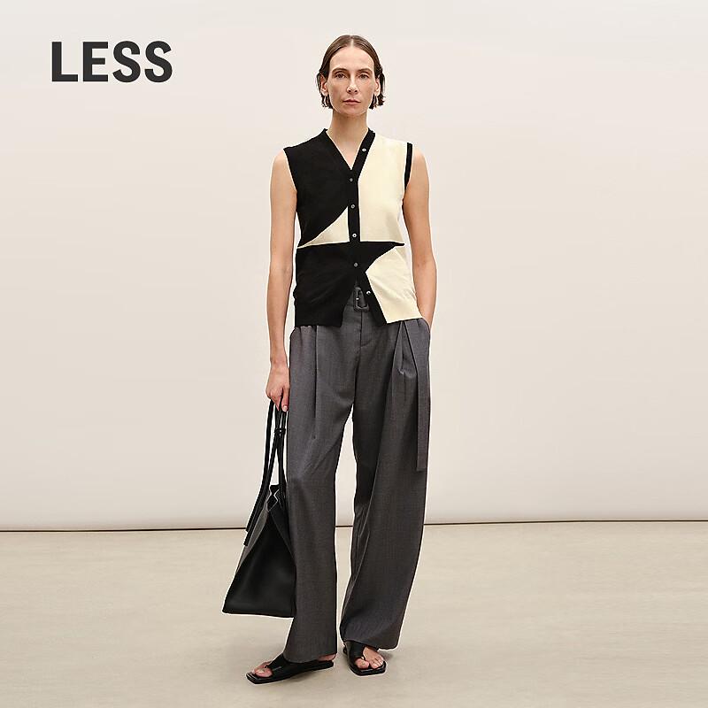 

LESS 2026 Summer Fashion Casual Loose Banana Trousers XS