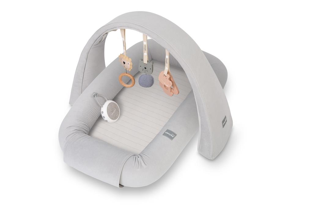 Modular Baby Nest With Sounds & Toys 4 In 1 Grey
