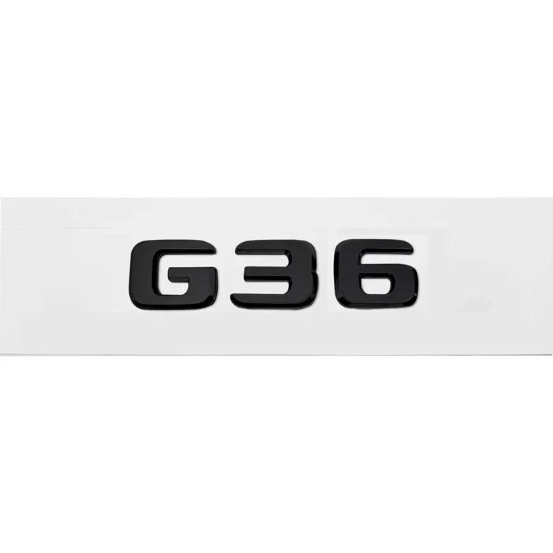 

3D Letters Car Tail Box Emblem Rear Trunk Sticker Badge for Mercedes Benz G36 G63 G65 G200 G230 G300 G350 G500 G550 G Class Style36