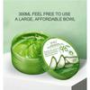 Aloe Vera Gel 300 g Feuchtigkeitsspendendes, beruhigendes Gel. Feuchtigkeitsspendende Creme zur Verjüngung des Gesichts für Männer und Frauen.