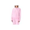 Ralph Lauren Logo Print Solid Loose Long Sleeve Crew Neck Sweatshirt Women Pink 211780304-016