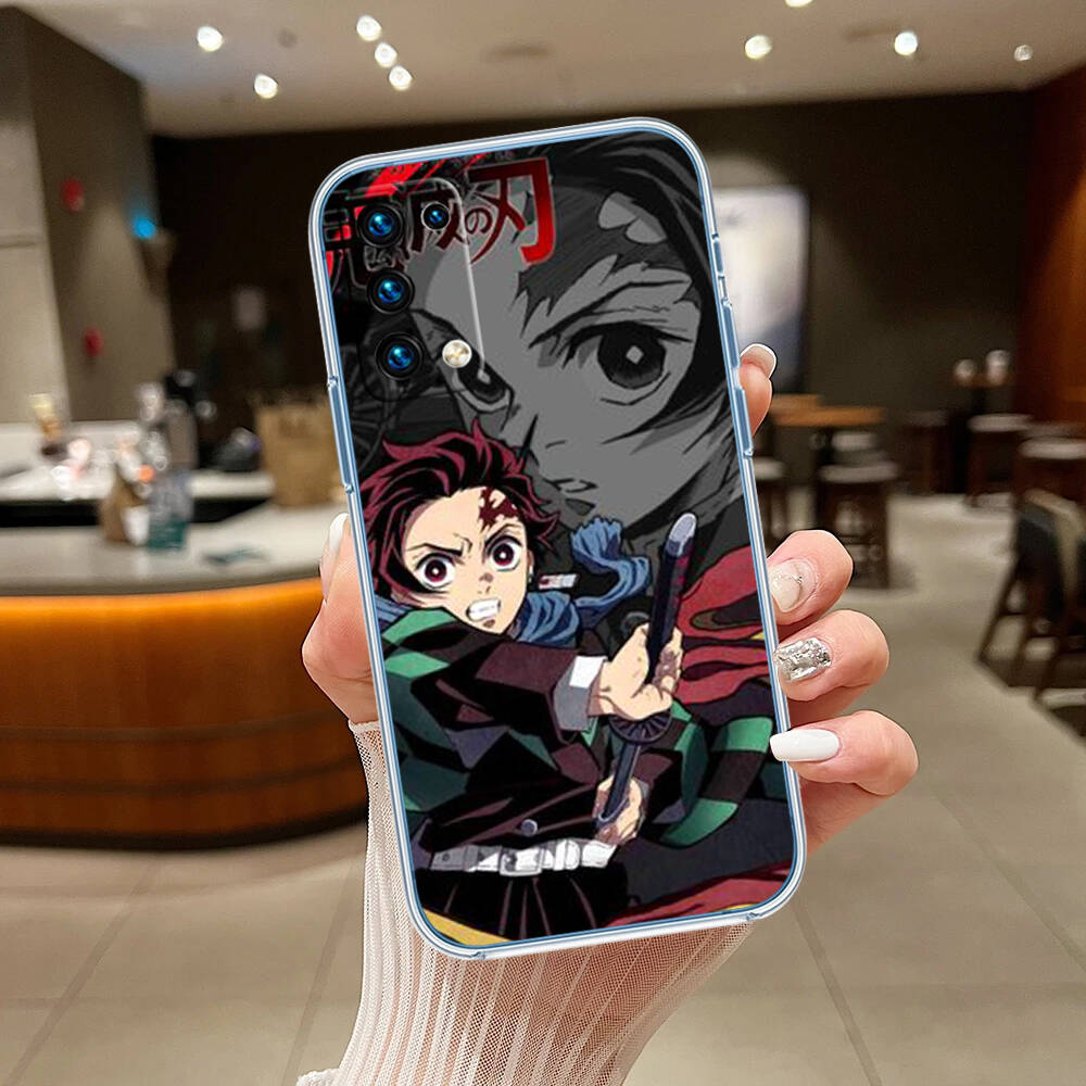 Anime Demon Slayer Case for Motorola G10 G20 G04 E30 E40 E22 E20 E13 E15 G22 G23 G05 G75 G35 G55 E22S E7 G6 G7 G8 G9 Plus Power Play