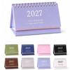Mini Standing Calendar Coil Flip Calendar New 2027 Desk Calendar  Desk Planning