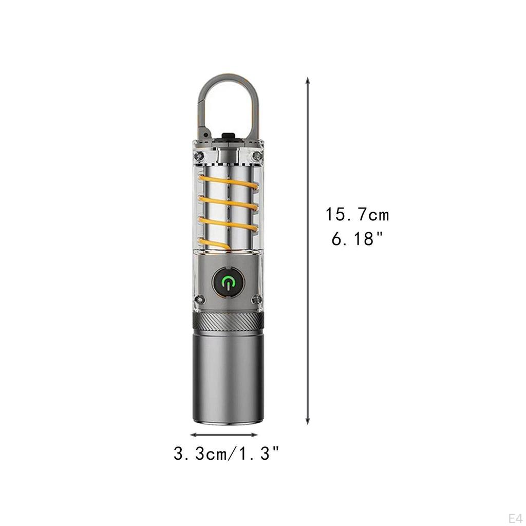 LED Flashlight Flash Light Handheld Water Resistant Zoomable Portable Torch for Running Hiking