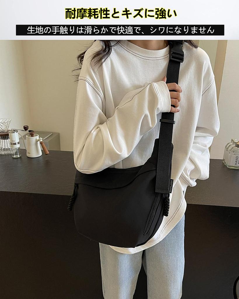 Ruenfon Shoulder Crossbody Large Perfect for and Business Popular and Stylish Bag, Bag, Capacity, Waterproof, Water-Resistant Zipper, Lightweight,
