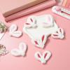 10Pcs/Lot Diy Handmade Plush Embroidered Ears Padded Patches Appliques For Clothes Sewing Supplies Diy Hair Decoration
