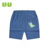 Boys' Cartoon Dinosaur Pants Casual Pants Five-Point Pants Summer Boys' Mid-Length Pants Thin Children's Shorts Summer Wear Pure Cotton