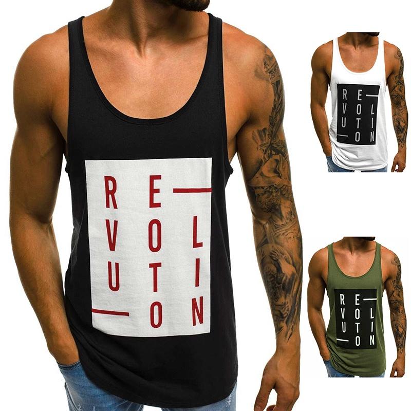 Premium Men's Casual Sleeveless Tank Tops With Square Neck Sports Undershirt