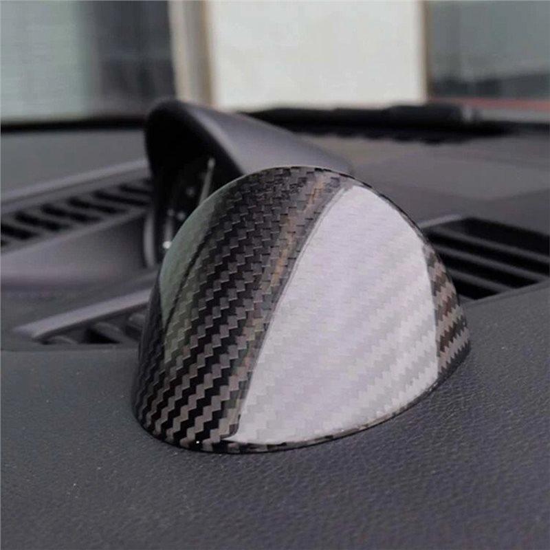 Real Dry Carbon Fiber Car Center Dashboard Gauge Pod For 911 992 -2024 Stopwatch Cover Trim Accessories
