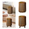 12L High Capacity Bathroom Waste Bin with Lid, Ideal for Living Room And Laundry Room.
