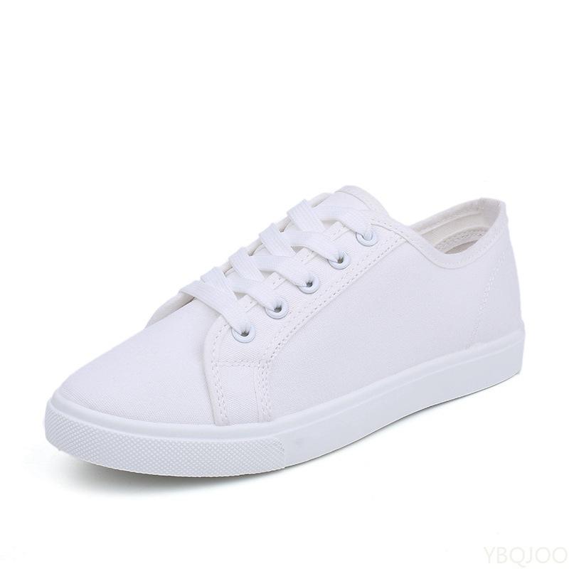 Fashion Solid color breathable flat shoes for spring summer new casual flat bottom versatile simple comfortable women's board shoes