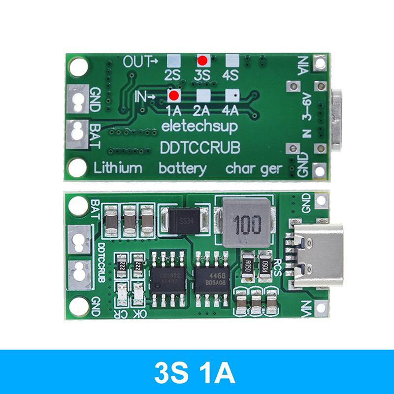 2S 3S 4S 1-4A Booster Module Lithium Polymer Lithium Ion Battery Charging Module Step-Up Boost Lipo Polymer Li-Ion Charger