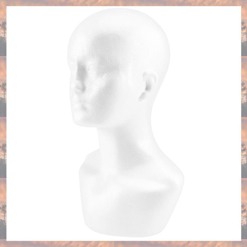 2025 Trend Foam Male Display Mannequin Head Dummy Wigs Hat Scarf Stand Model