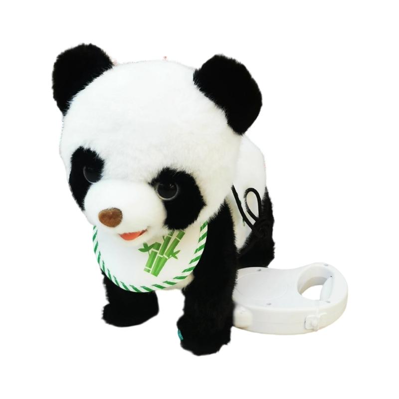 USB Rechargeable Interactives Robotic Pet With Touch Activated Motion And Sound Soft Plushes Design For Home Use