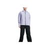 New FILA Fitness Water-Resistant Windproof Breathable Wear-Resistant Rainproof Windbreaker Jacket Unisex Soft Matte Purple A51M441706F-PR
