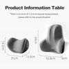 Ergonomic Car Headrest and Lumbar Support Set Memory Foam Neck Cushion Breathable Plush Cover Universal Vehicle Interior Comfort