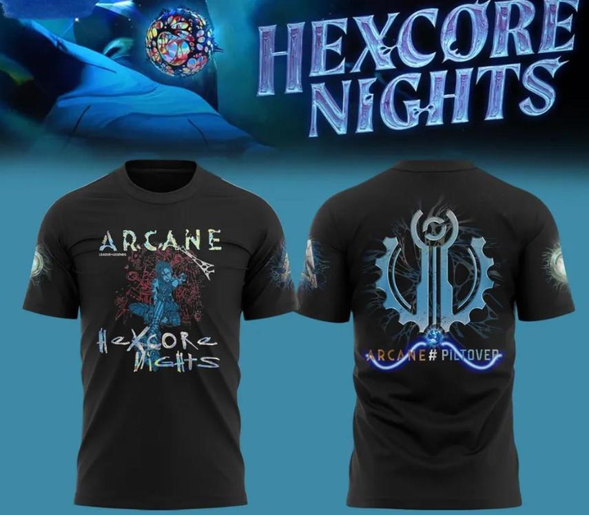 Hexcore Nights Arcane Limited Edition 3D T-Shirt XXXXL