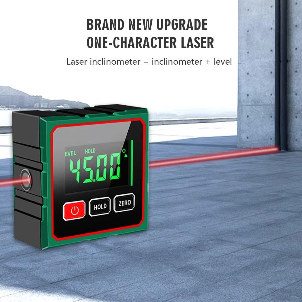 Magnetic Digital Angle Gauge 0-90° Range Inclinometer Degree Finder Angle Finder Tool  Woodworking