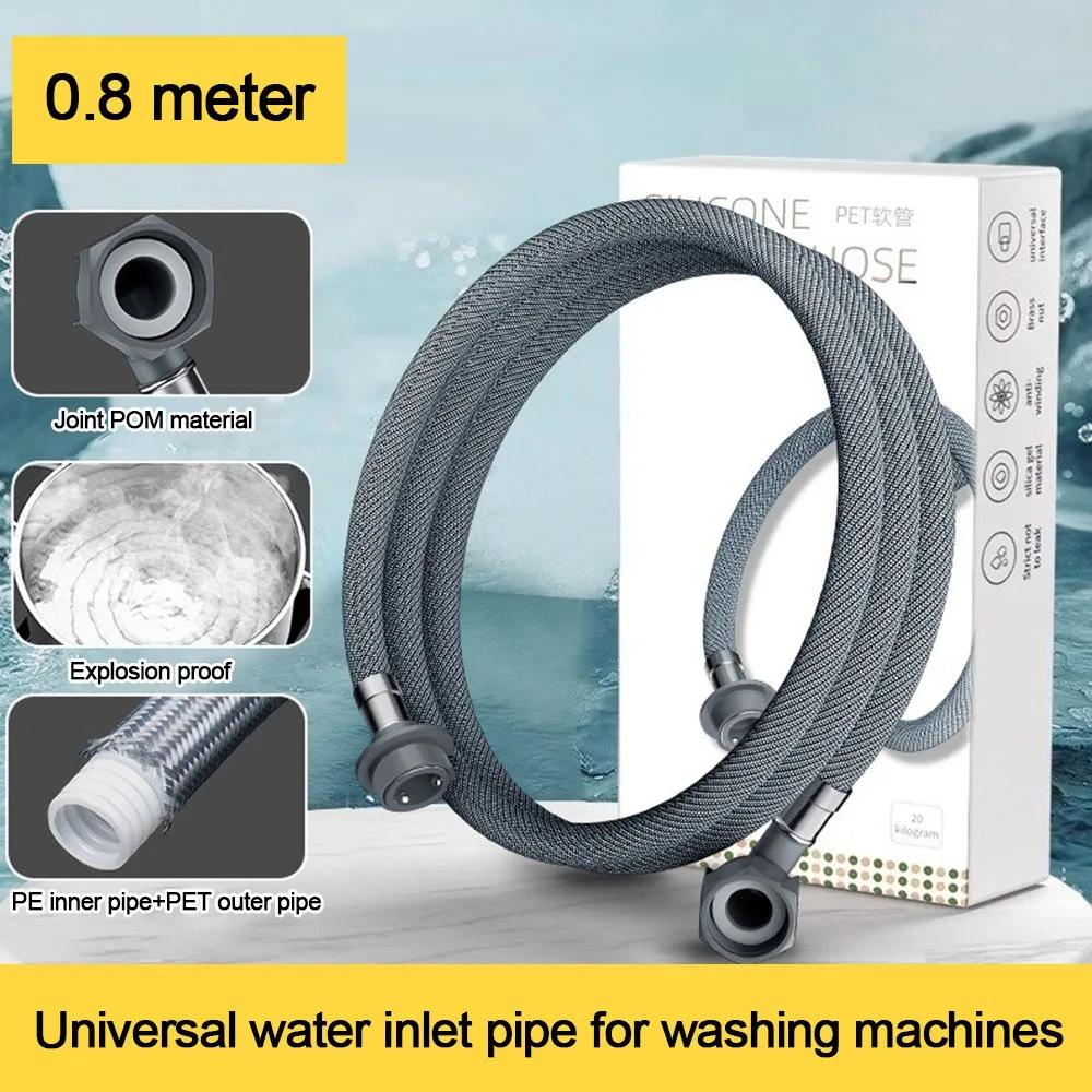 

Washing Machine Inlet Hose Flexible Dishwasher Hose Extension Washer Corrugated Inlet Pipe Seal Washing Machine Hose