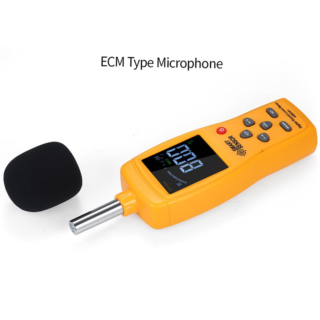Digital Sound Level Meter Digital Noisemeter LCD Sound Level Meter 30 130dB Noise Volume Measuring Instrument Decibel