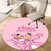 Pink Panther, Stoelmat Ronde Vloerkleed Kantoor Tapijt, Machine Wasbaar, Antislip, Geschikt voor Woonkamers, Slaapkamers