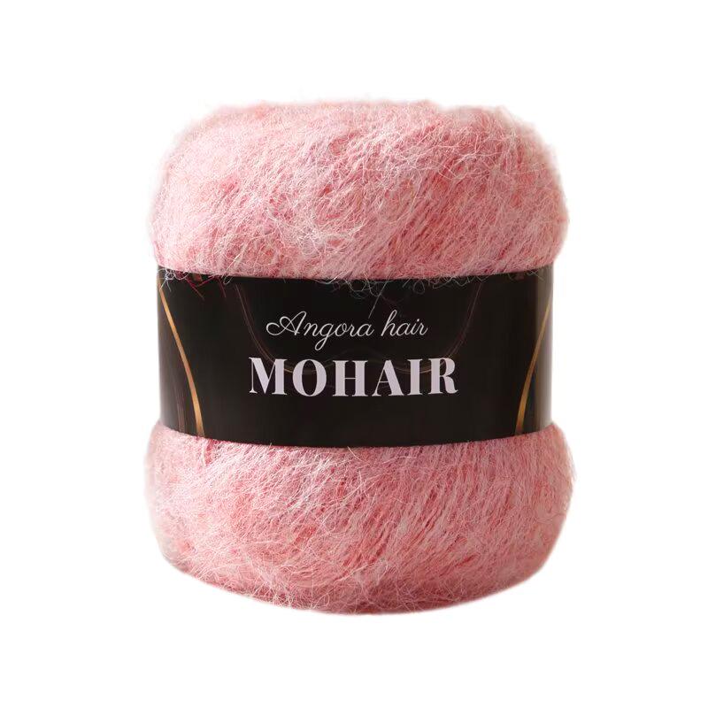 Alpaca Mohair Yarn Hand Woven Sweater Camisole Hat Yarn Ball Handmade DIY Doll Crochet Hook Yarn Ball Handmade Materials