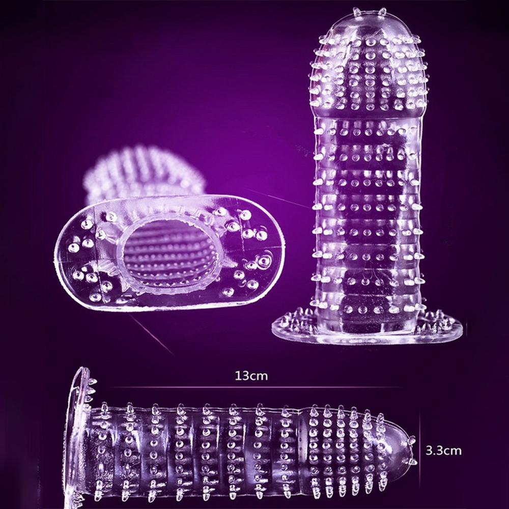 5 buc. Prezervativ pentru extinderea penisului, manșon de mărire a penisului, prezervativ de cristal pentru bărbați, prezervativ pentru ejaculare întârziată, jucării sexuale pentru adulți pentru bărbați