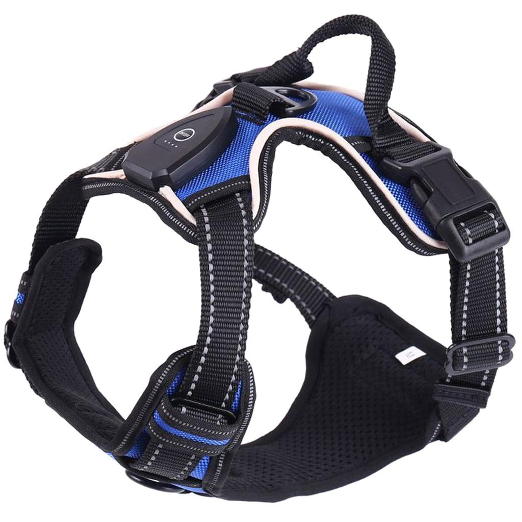 Dog Chest Back LED Harness with Sturdy Buckle Dog Cat Large Dogs Walking Dog Harness Kitten Chest Strap Dogs Harness