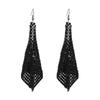 European and American Cross-Border Supply Fashion Earrings Metal Sequin Tassel Earrings Creative New Square Geometric Long Earrings