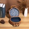 Handmade Travel Suitcase Vintage Picnic Basket Cosmetic Sundries Organizer Gift Box  Makeup