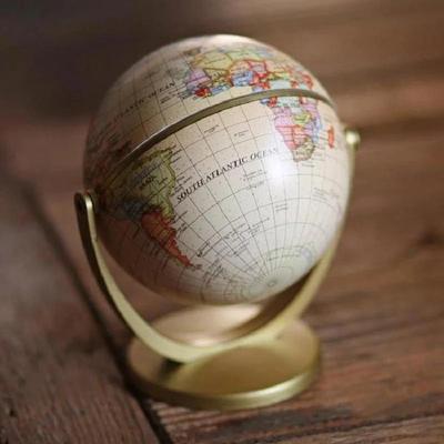 English Version Of Retro Globe Ornaments Directional Universal Globe Book Ornaments Exquisite Office Supplies Study Decoration