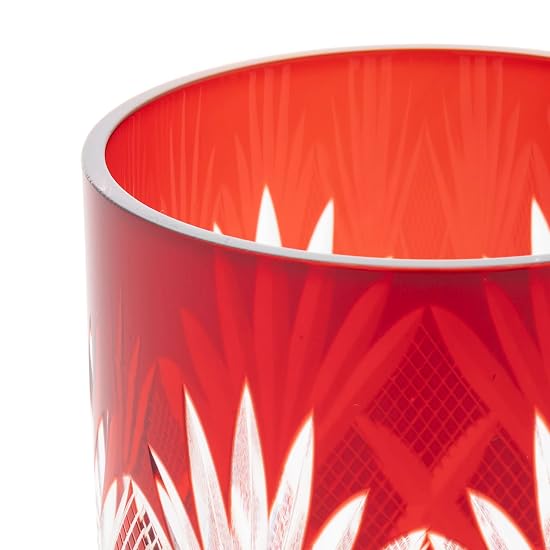 [Authentic] Tajima Glass "Edo Kiriko" Tumbler Glass, Diameter approx. 6cm x Height 11cm, Capacity ap