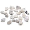 White Howlite Tumbled Stones Magnesite 24 Pieces