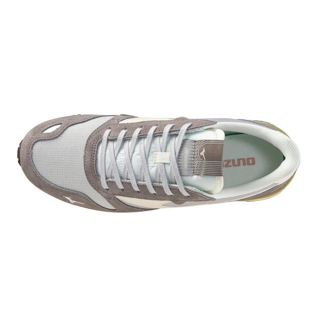 Mizuno RB87 Light and Size 2E Sneakers, Gray, Off-White, Sage, 26.5 cm,