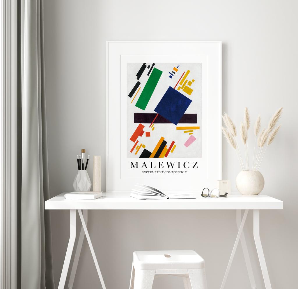 Poster Malevich Abstraction Painting